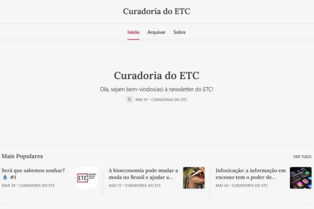 Curadoria do ETC